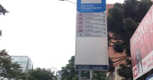 PARADERO SITP UNIVERSIDAD PEDAGOGICA NACIONAL  319A00